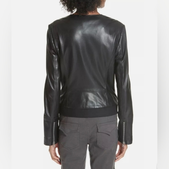 Joie Leather Jacket (Size M) - Picture 3 of 7